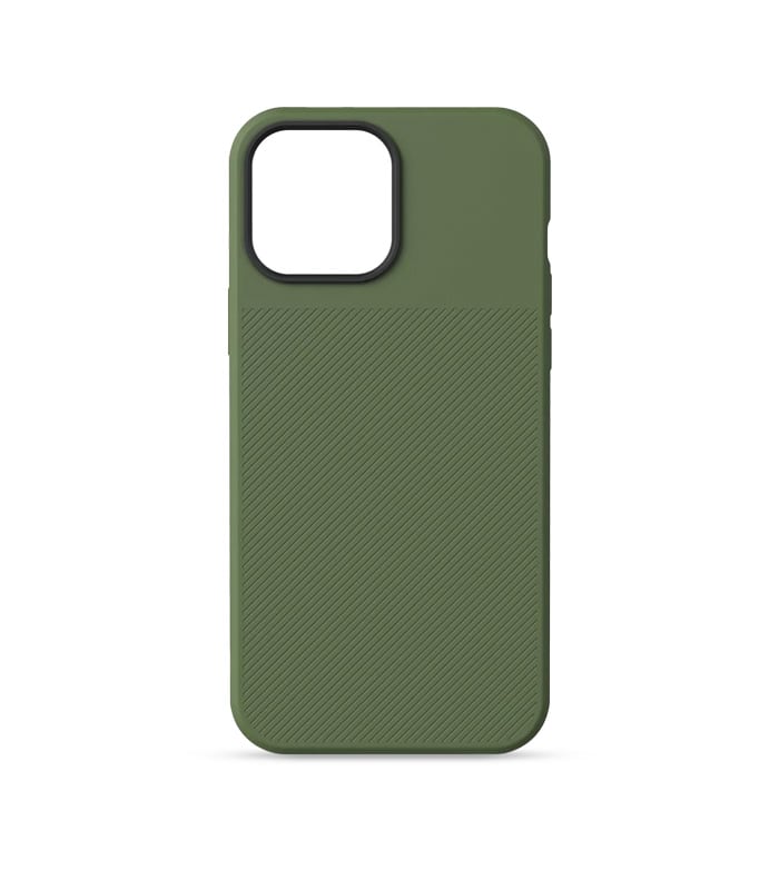green-case-back iPhone 12 Pro Moment Case – Olive - Imagem 1
