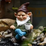 Gnome Relaxing British Cottage Tea - Imagem 2